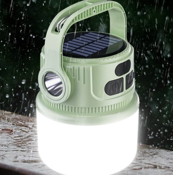 Solar Multi-gear Adjustable Outdoor Portable Charging Camping Lantern