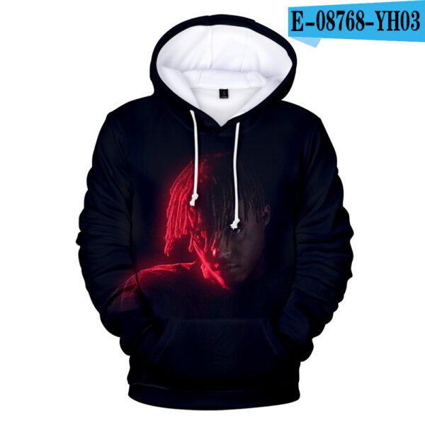 Hip-hop singer Juice Wrld 3D Hoodie - Image 3