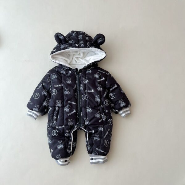 Warm Newborn Hundred Days Romper Outwear - Image 3