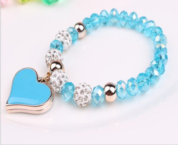 Elastic Crystal  Bracelet & Bangle Heart Bracelets - Image 7