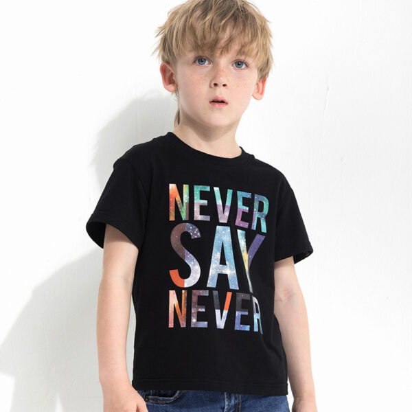 Children's letter print T-shirt - Image 3