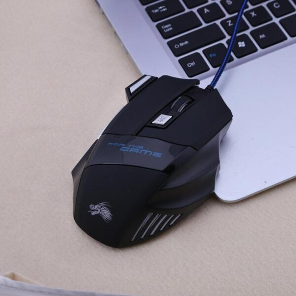 Wired Gaming Mouse 5500DPI 7-Color LED Backlight Optical Mouse Gamer USB 7 Buttons PC Gamer Computer Laptop Desktop Mice - Image 7