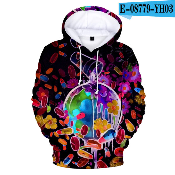 Hip-hop singer Juice Wrld 3D Hoodie - Image 6