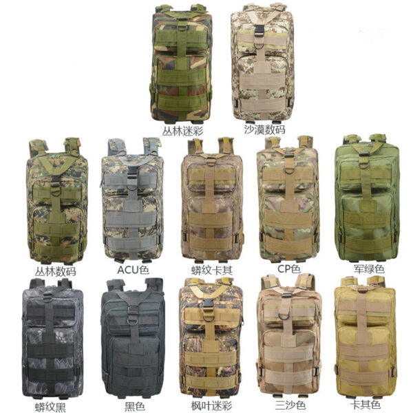 Camouflage Backpack Outdoor Sports Upgraded 3P Bag Camouflage Backpack Tactical Backpack Outdoor Camping Travel - Image 10