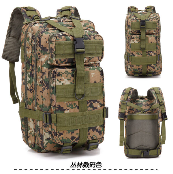 Camouflage Backpack Outdoor Sports Upgraded 3P Bag Camouflage Backpack Tactical Backpack Outdoor Camping Travel - Image 4