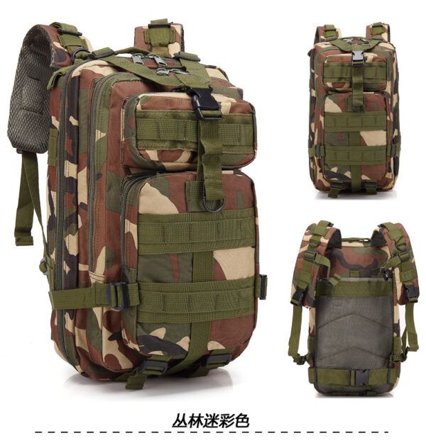 Camouflage Backpack Outdoor Sports Upgraded 3P Bag Camouflage Backpack Tactical Backpack Outdoor Camping Travel - Image 2