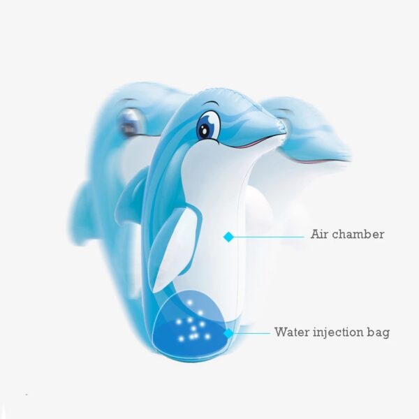 3D Inflatable Dinasour Toys for Children Boys Bop Bag Punching Bag Interactive Big Tumbler Toy Kid - Image 2