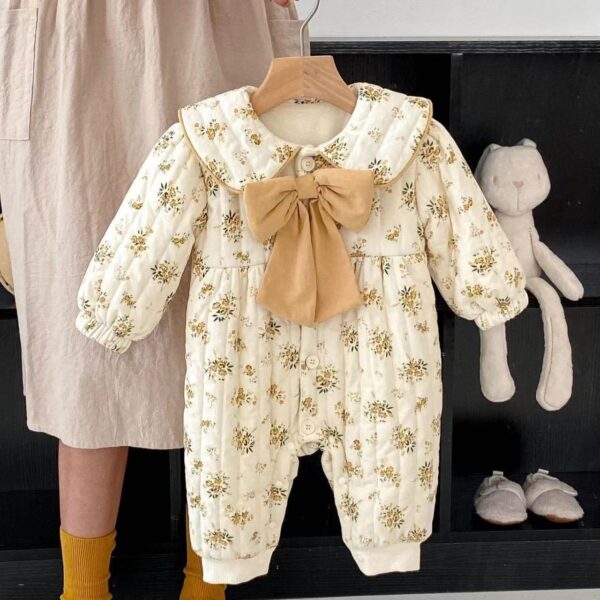 Warm Newborn Hundred Days Romper Outwear - Image 4