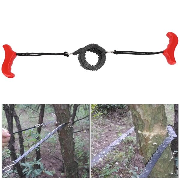 Outdoor Survival Pocket Chain Saw Hand Chainsaw Gear for Camping Hiking Hunting - Image 3