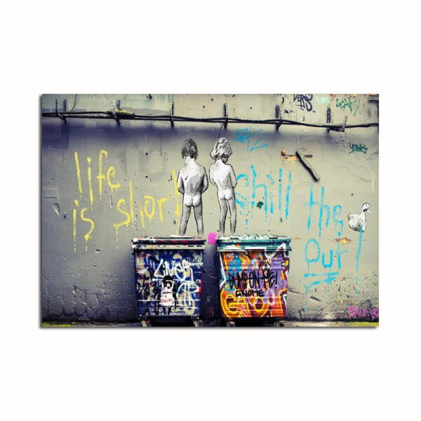 Canvas Painting Graffiti Street Art Wall Poster - Image 2