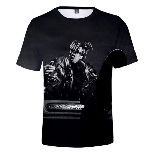 American Rapper Juice Wrld Casual 3D Color Printing Short-sleeved T-shirt