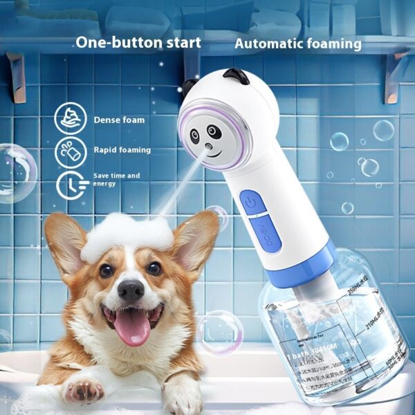 Pet Foaming Machine Cute Panda Bubble Machine