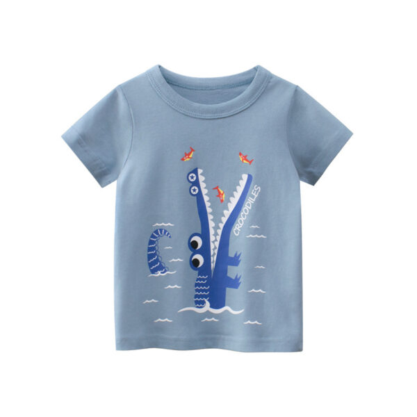 Boys Short-sleeved T-shirts, Children's Clothing, Baby Tops - Image 5