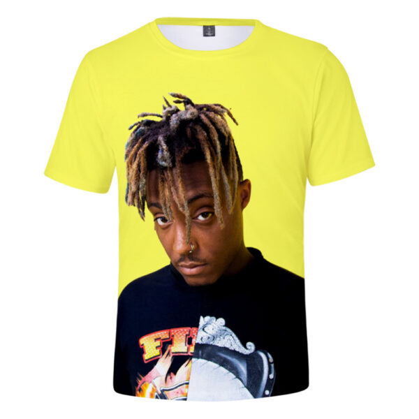 American Rapper Juice Wrld Casual 3D Color Printing Short-sleeved T-shirt - Image 4