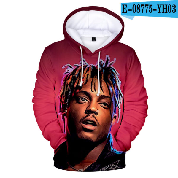 Hip-hop singer Juice Wrld 3D Hoodie - Image 9