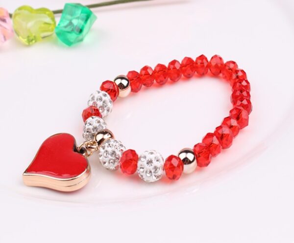 Elastic Crystal  Bracelet & Bangle Heart Bracelets - Image 6