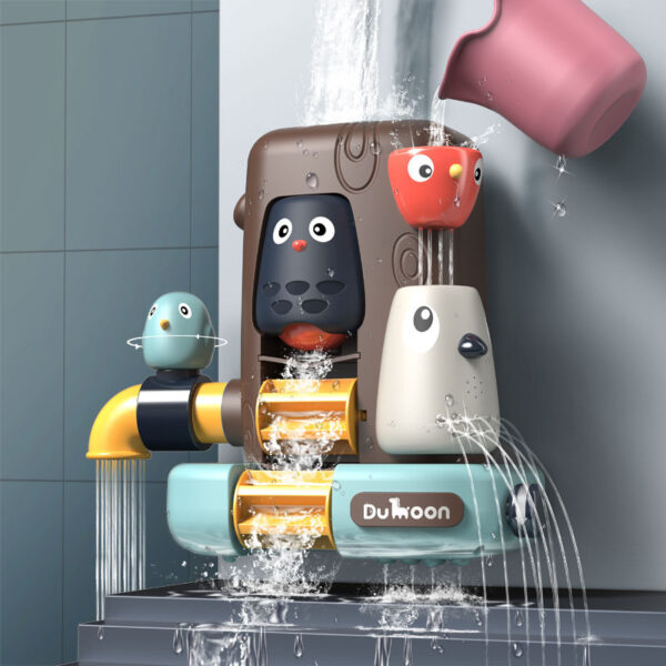 Bathroom Toys Pipeline Water Spray Shower Game Bird Mushroom Toy for Children Swimming Bathroom Bathing Kids Toy - Image 5