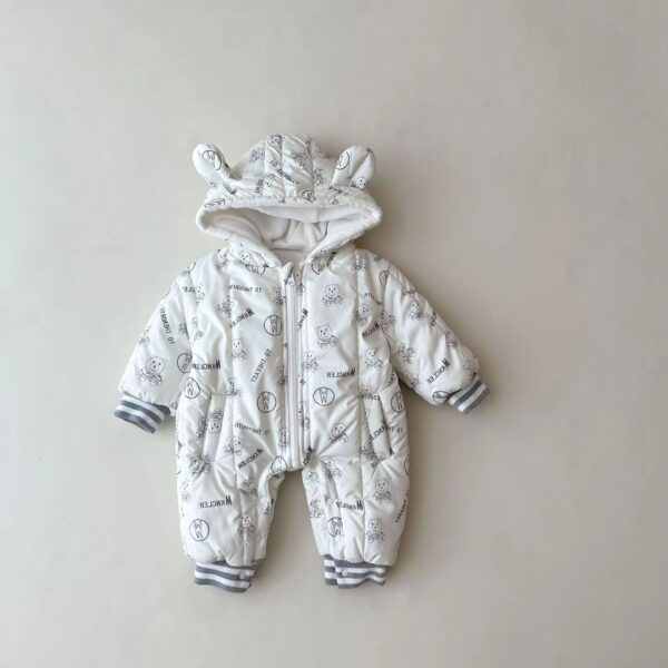 Warm Newborn Hundred Days Romper Outwear - Image 5