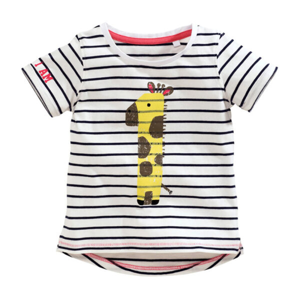 Children's Simple T-shirt Girls Short-sleeved Baby - Image 6