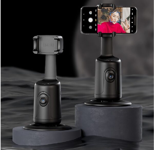 AI-Powered 360° Auto Face Tracking Gimbal – Smart Stabilizer Tripod for Smartphone Video, Vlogs, and Live Streaming - Image 2