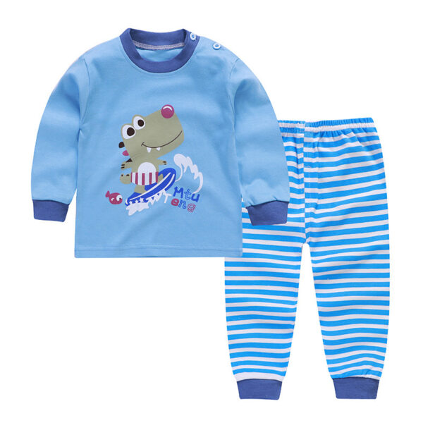 Autumn And Winter Pajamas, Baby Autumn Clothes, Long Trousers, Girls' Home Clothes, Long Sleeves - Image 5