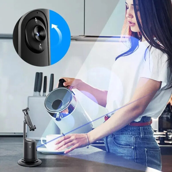 AI-Powered 360° Auto Face Tracking Gimbal – Smart Stabilizer Tripod for Smartphone Video, Vlogs, and Live Streaming - Image 7