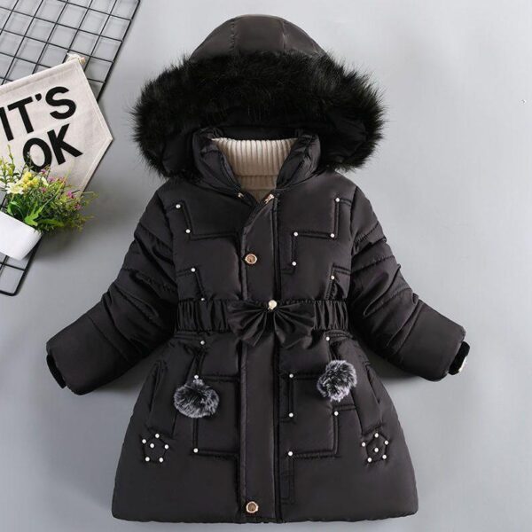 Girls Padded Cotton Clothes Thickened - Image 8