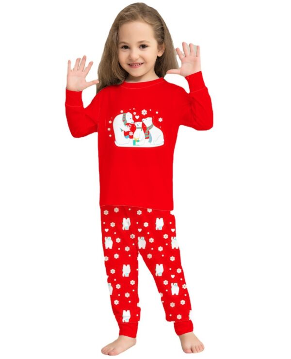 Christmas Family Pajamas Matching Sets Christmas Sleepwear Parent-Child Pjs Outfit For Christmas Holiday Xmas Party - Image 5