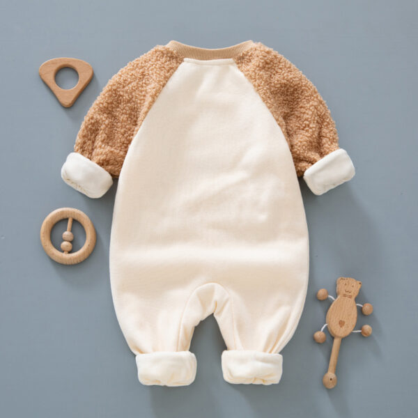 Cozy Fleece Romper for Newborns - Image 3