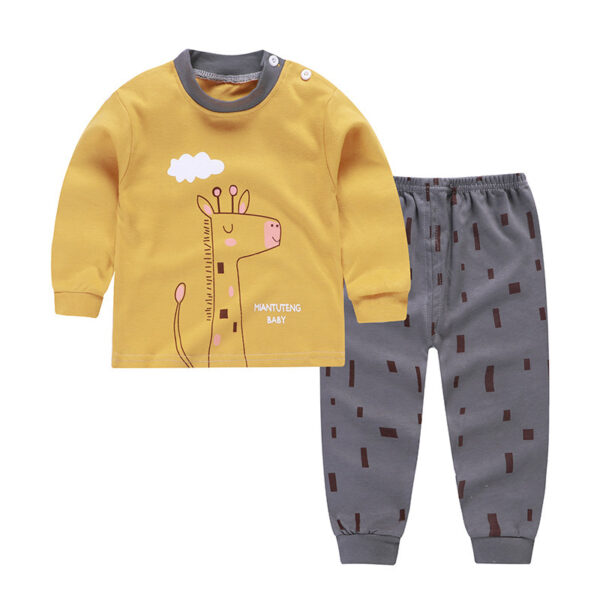 Autumn And Winter Pajamas, Baby Autumn Clothes, Long Trousers, Girls' Home Clothes, Long Sleeves - Image 6