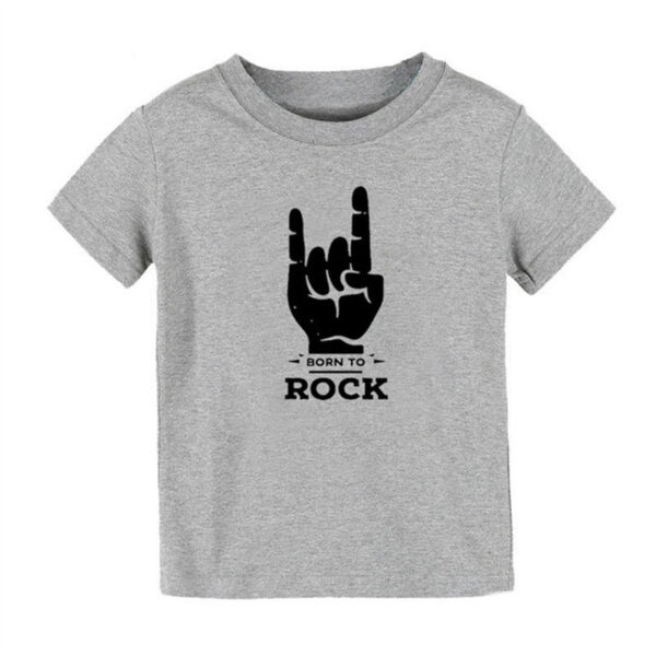 Boys And Girls Short Sleeve Printed T-shirt - Image 3