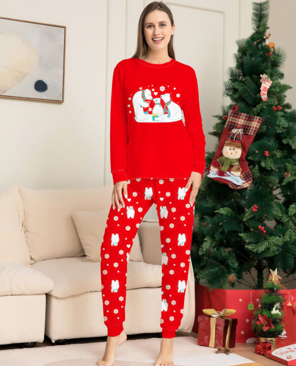 Christmas Family Pajamas Matching Sets Christmas Sleepwear Parent-Child Pjs Outfit For Christmas Holiday Xmas Party - Image 4