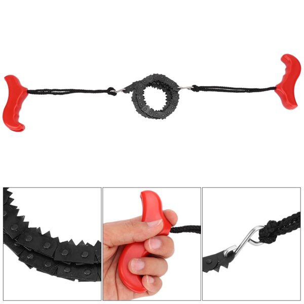 Outdoor Survival Pocket Chain Saw Hand Chainsaw Gear for Camping Hiking Hunting - Image 6