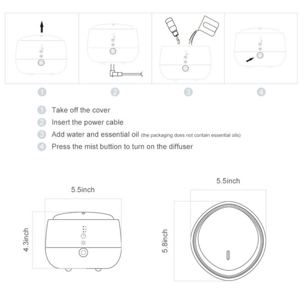 Intelligent WIFI Aromatherapy Machine Control Atmosphere - Image 2