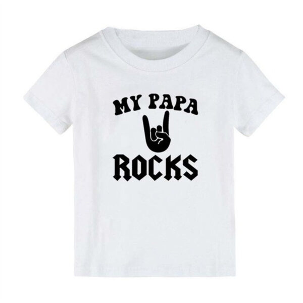 Boys And Girls Short Sleeve Printed T-shirt - Image 4