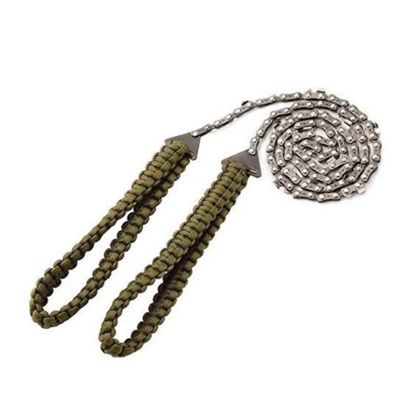 Braided Umbrella Rope Camping Survival Pocket Saw - Image 2