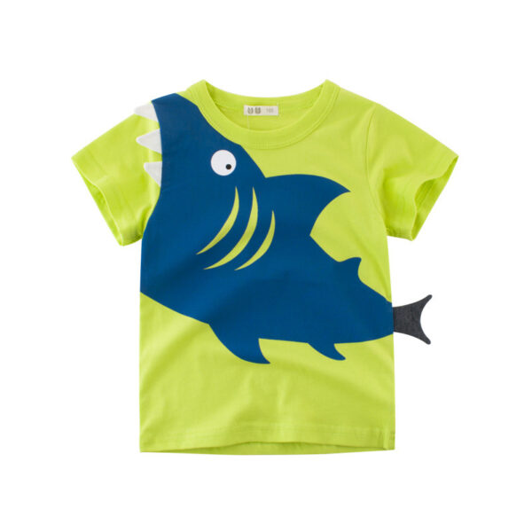 Boys Short-sleeved T-shirts, Children's Clothing, Baby Tops - Image 4