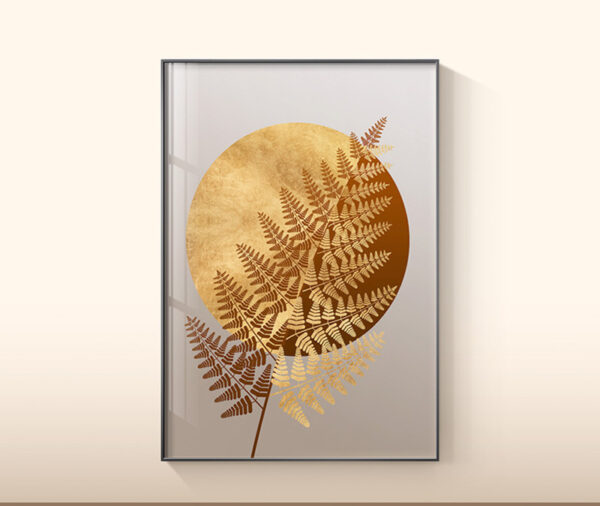 Plant Leaf Wall Art Canvas Painting - Image 9