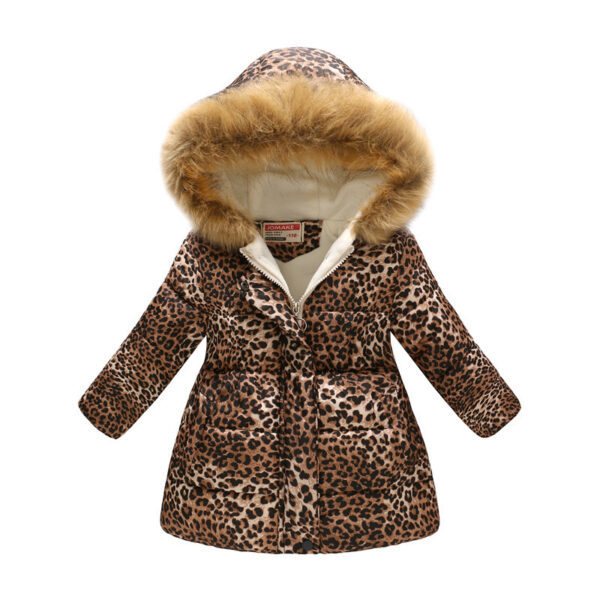 Printed Cartoon Cotton Jacket for Big Boys – Long Fur Collar Hooded Fashion Jacket - Image 10