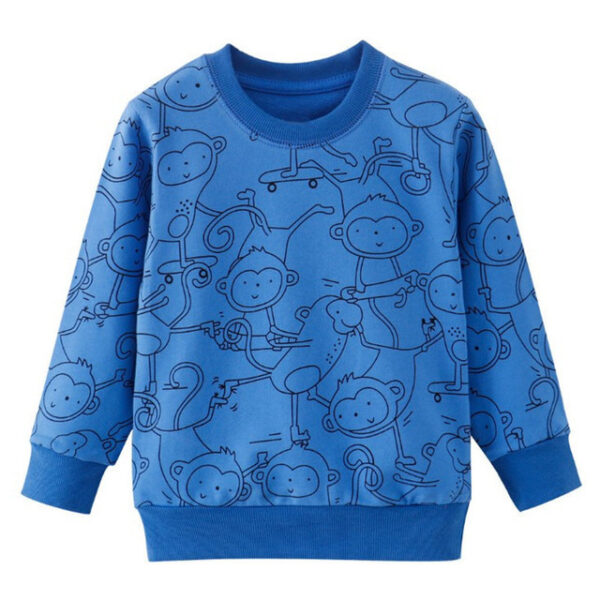 Jumping Meters Boys' Cartoon Sweatshirts - Image 8