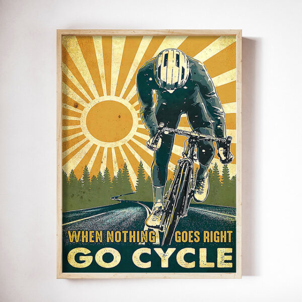 Retro Sports Bike Pictures Home Decor Paris Wall Art Printing Pictures Landscape Painting Monuments Bikers - Image 3