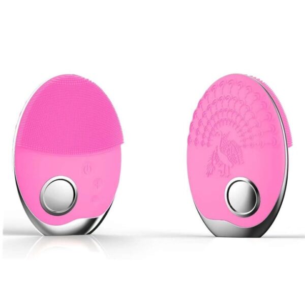 Wireless charging skin cleansing beauty instrument electric cleaning brush ultrasonic vibration wash brush - Image 6