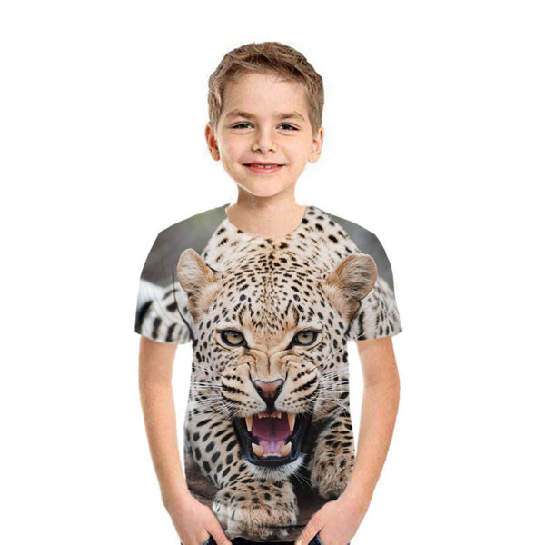 3D Digital Printing Short Sleeve Fashion Kids T-shirt Top - Image 8