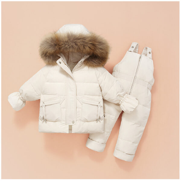 Children's Down Jackets – Baby Down Suits, Two-Piece Winter Set for Boys and Girls - Image 2