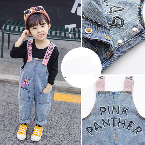 New Autumn Children's Little Girl Jeans Girls - Image 5