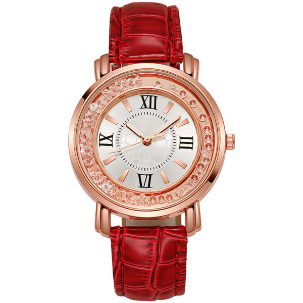 Quicksand Beads Quartz Watch for Women with Stylish Belt - Image 6