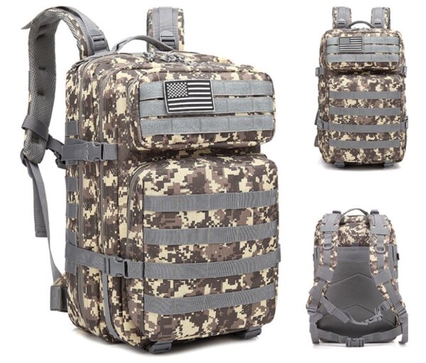 "Tactical Outdoor Mountaineering Backpack – Military-Style Travel Bag, Laptop Compatible, Army Fan Gear" - Image 8