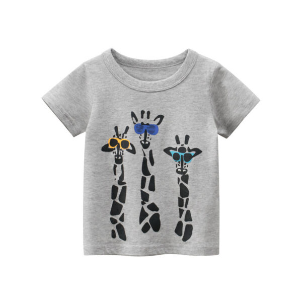 Summer Children's Short-Sleeved T-Shirt Male Baby Clothes - Image 4