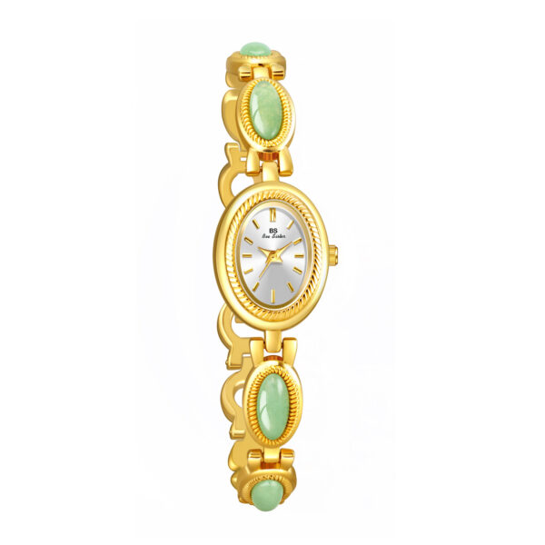 Luxury Women's Jade Bracelet Watch – Elegant & Waterproof Gift - Image 5