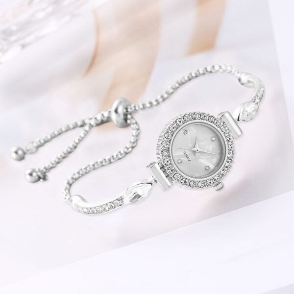 Bracelet Watch Diamond Dial Decorative Jewelery - Image 3